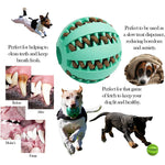 Balle interactive en caoutchouc pour chiens – Jouet durable pour mâcher et nettoyer les dents - PawHarmony