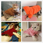 Hoodie confortable pour chats et petits chiens - Tenue chaude automne/hiver - PawHarmony