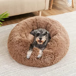 Lit Douillet pour chiens ou chats – Coussin relaxant en peluche ultra douce et lavable - PawHarmony