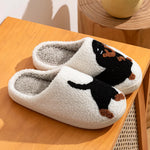 Chaussons douillets femme : Design mignon de chien pour vos moments cocooning - PawHarmony