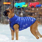 Manteau réversible imperméable pour chiens - Veste hivernale épaisse et chaude pour petits et grands chiens - PawHarmony