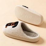 Chaussons douillets femme : Design mignon de chien pour vos moments cocooning - PawHarmony