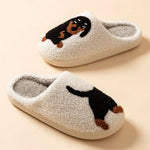 Chaussons douillets femme : Design mignon de chien pour vos moments cocooning - PawHarmony