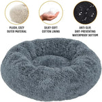 Lit Douillet pour chiens ou chats – Coussin relaxant en peluche ultra douce et lavable - PawHarmony